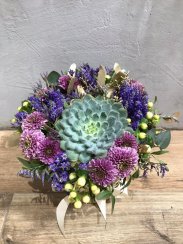 Flower box fialovo-modrý