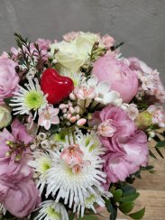 Flower box růžový